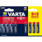 Varta Longlife Max Power AAA; LR03; blister 5+3ks
