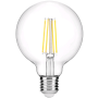 Avide LED žiarovka Filament Globe G95 8W E27 teplá biela
