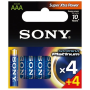 Sony Stamina Plus AAA; LR03; blister 4ks