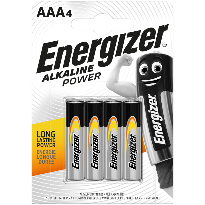 Energizer Alkaline Power AAA; LR03; blister 4 ks