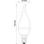 Avide LED žiarovka Flame 6W E14 neutrálna biela