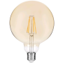 Avide LED žiarovka Filament Globe 8W E27 teplá biela Dimmable/Amber
