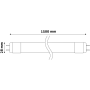 Avide LED Trubica sklo T8 24W G13 1500mm NW neutrálna biela