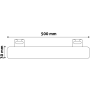 Avide LED lineárna trubica S14s 8W NW neutrálna biela