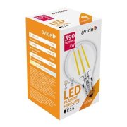 Avide LED žiarovka Filament Mini Globe 4W E14 NW 4000K (390lumen) neutrálna biela