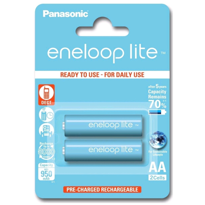 Panasonic Eneloop Lite AA 950mAh  HR06 4B