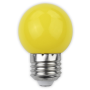 Avide dekoračná LED G45 1W E27 žltá