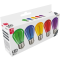 Avide dekoračná LED Filament 0,6W E27 (zelená/modrá/žltá/červená/fialová)