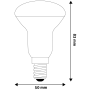 Avide LED R50 4,9W E14 CW (470lumen)