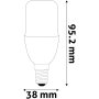 Avide LED Bright Stick Bulb T37 7W E14 CW (806lumen)