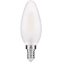 Avide LED Frosted Filament Candle 4W E14 NW (450lumen)