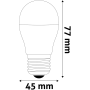Avide LED Mini Globe G45 2.9W E27 NW Super High Lumen (470lumen)