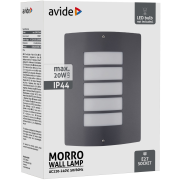 Avide Morro 1xE27 Outdoor lampa nást. IP44 antracit