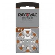 RAYOVAC EXTRA DA312 B8 (PR312L, PR41, V312, 312A, ZA312)