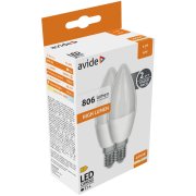 Avide LED Candle 6,5W E14 NW (806lumen) High Lumen Twin Pack