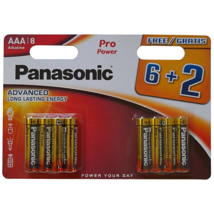 Panasonic Pro-Power LR03 6+2B