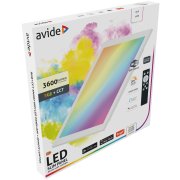 Avide LED panel 595x595x30 36W RGB+CCT 3600lm +IR+APP tuya