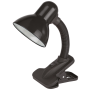 Avide Stolná lampa Basic Clip Black E27 max. 60W